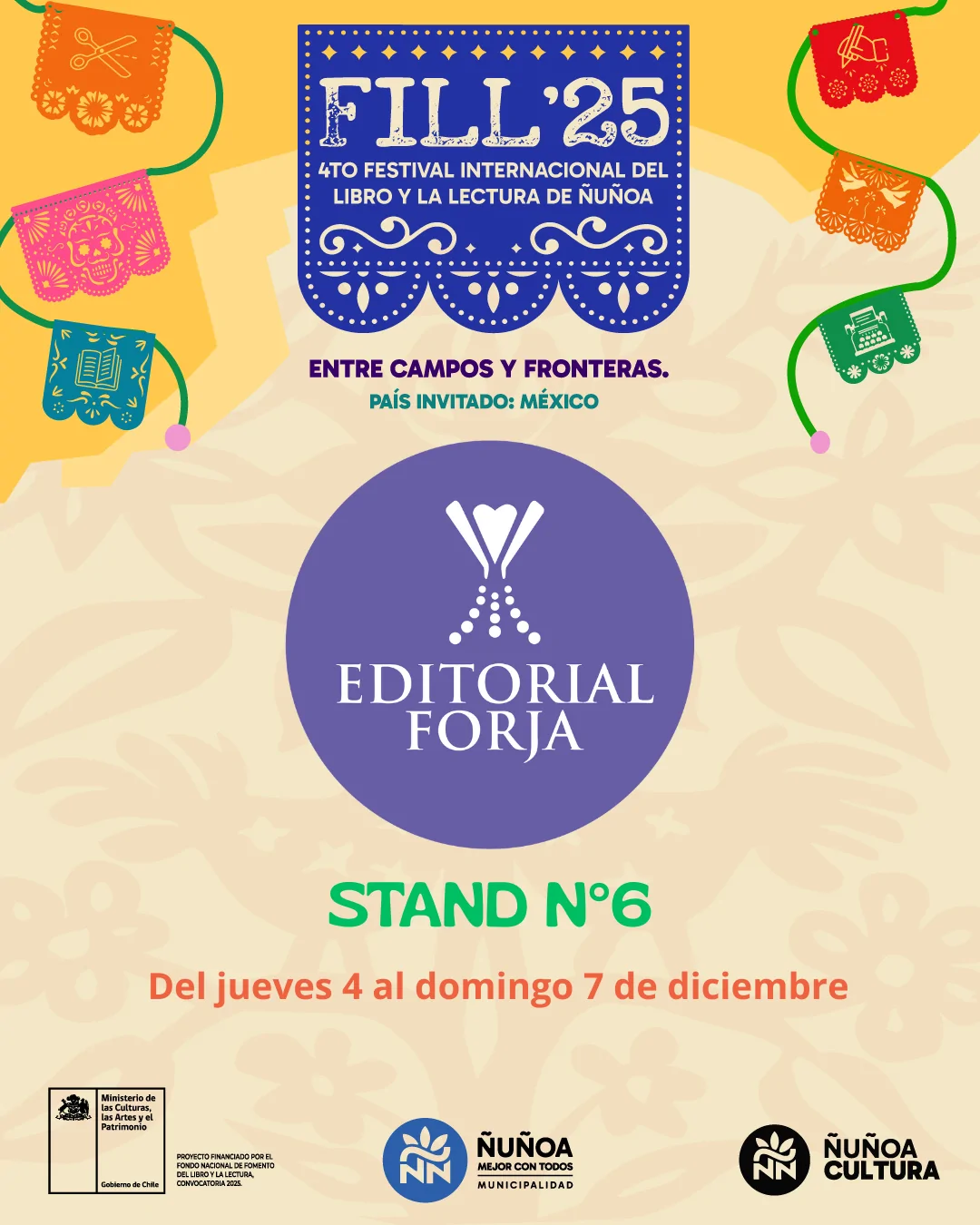 Del jueves 4 al domingo 7 de diciembre